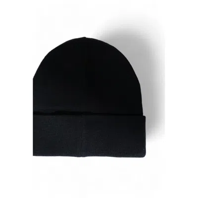 Calvin Klein Black Recycled Polyester Hats & Men's Cap In Black