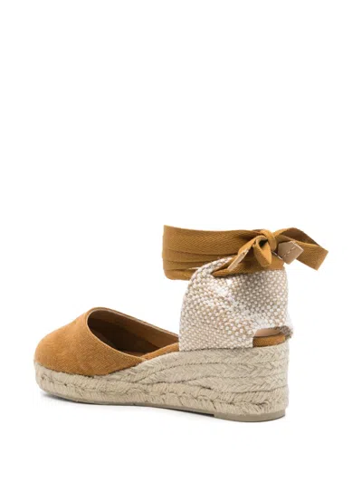 Castaã±er 70mm Carina Espadrilles In Beige