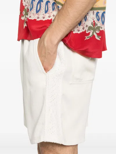 Represent Knitted-panel Shorts In Neutral