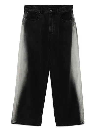 Croquis Tie-dyed Jeans In Blue