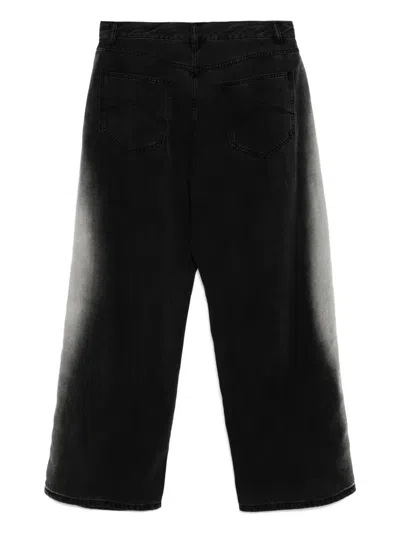 Croquis Tie-dyed Jeans In Blue