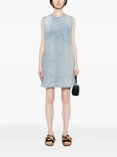 Jnby Sleeveless Dress In Blue