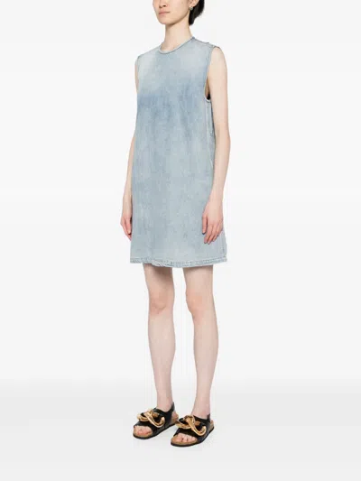 Jnby Sleeveless Dress In Blue