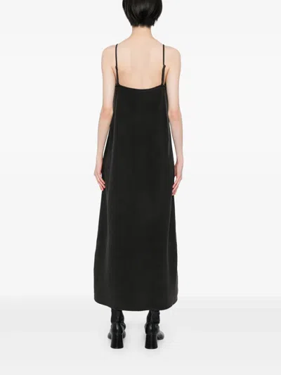 Jnby V-neck Dress In Grey