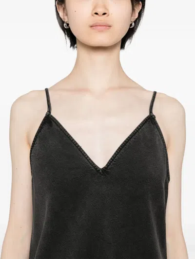 Jnby V-neck Dress In Grey