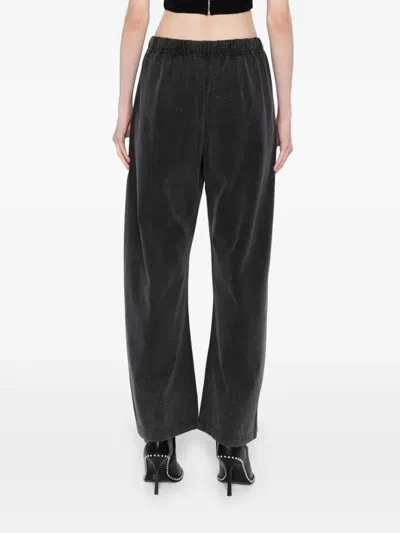 Jnby Cotton Elasticated Track Pants In Grey