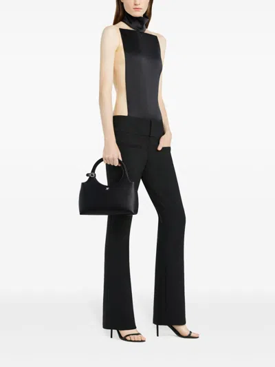 Courrèges Day Mini Bag Buckle Detail In Black