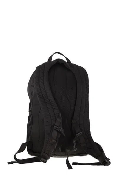 C.p. Company Lens-detail Top-handle Backpack In Black