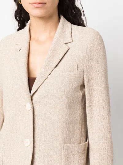 Harris Wharf London Cotton Blend Single-breasted Jacket In White