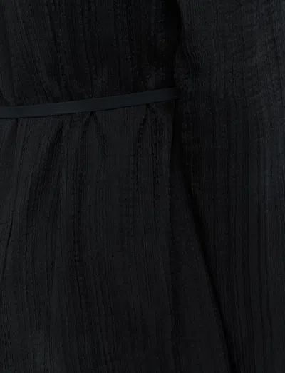 Joseph Amelot Pleat Jacquard Jacket In Black