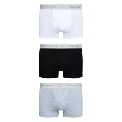 Vivienne Westwood Logo-waistband Organic-cotton Blend Boxers