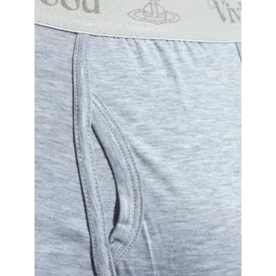 Vivienne Westwood Logo-waistband Organic-cotton Blend Boxers