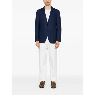 Caruso Checked Blazer