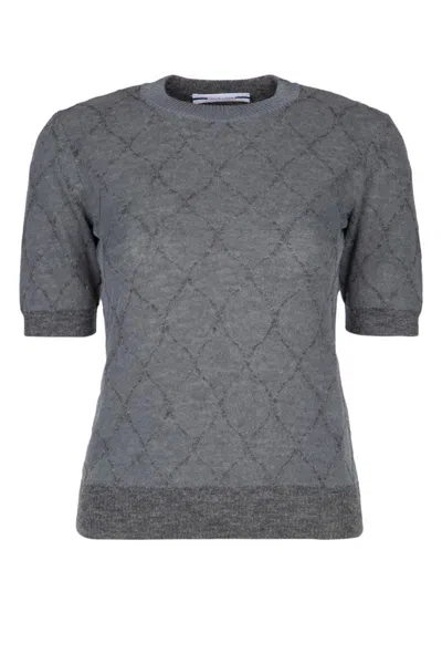 Jacob Cohen Maglia Girocollo Mezza Manica In Gray