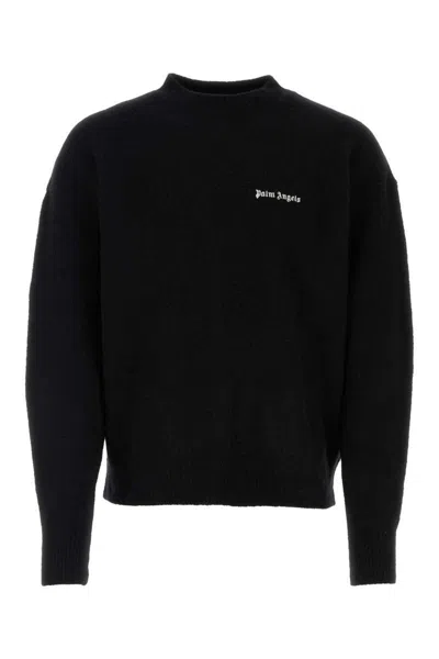 Palm Angels Cotton Oversize Crew Neck Sweatshirt In Multicolor