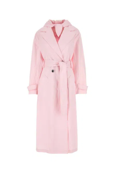 Givenchy Women Hoody Trench In Pink