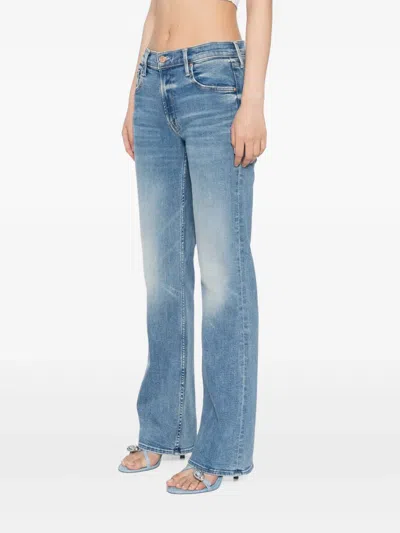 Mother Women's Dodger Sneak Jeans In Blue