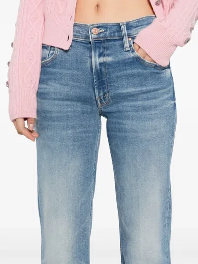 Mother Women's Dodger Sneak Jeans In Blue