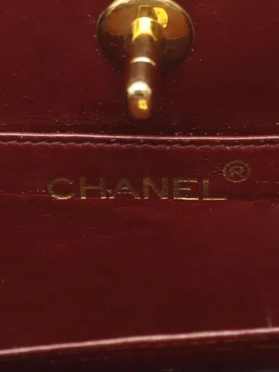 Pre-owned Chanel 1989-1991 Cc Turn-lock Two-way Handbag In Black