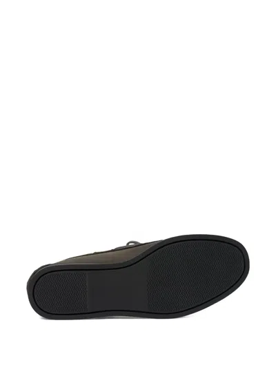 Scarosso Round Toe Business Casual Shoes In Gray