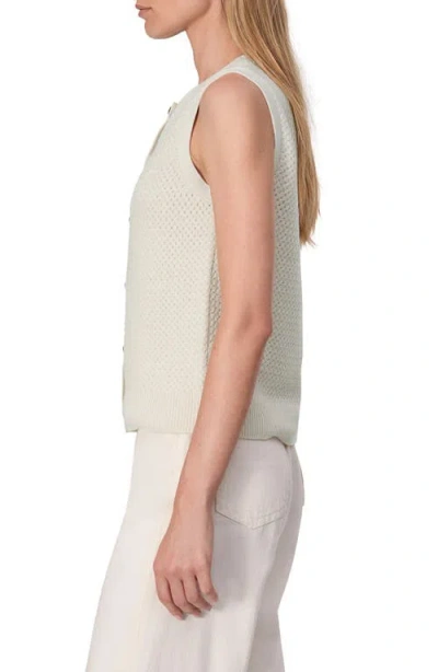 Rag & Bone Jax Sleeveless Cardigan In Turtledove
