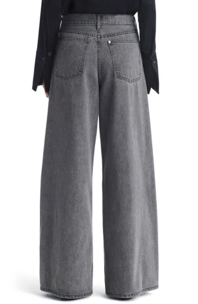 Twp Tiny Dancer Wide Leg Jeans In Dark Grey