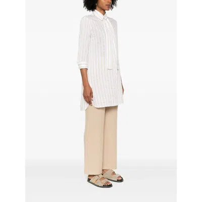 Mazzarelli Neutral  White Shirts In Neutral