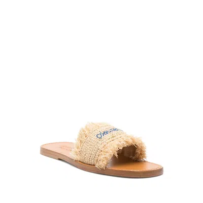Dsquared2 Summer Lovers Natural Rafia Flat Sandals