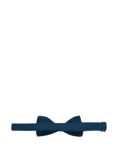 Romano Satin Bow Tie In Blue