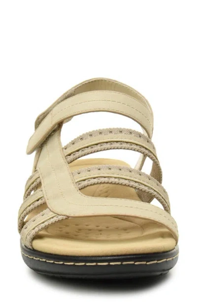 Taryn Rose Slingback Sandal In Beige
