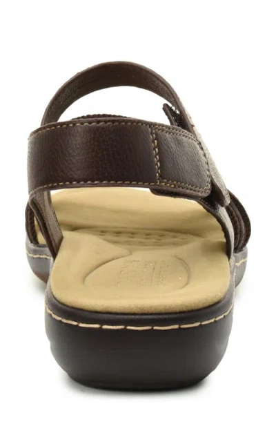 Taryn Rose Slingback Sandal In Dark Brown