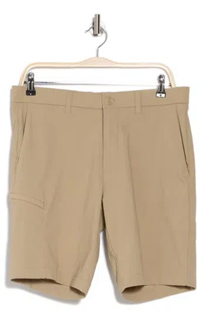 Callaway Flat Front 9-inch Golf Shorts In Chinchilla
