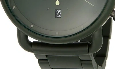 Mvmt Watches Blacktop Ii Ceramic Bracelet Watch, 47mm In Green