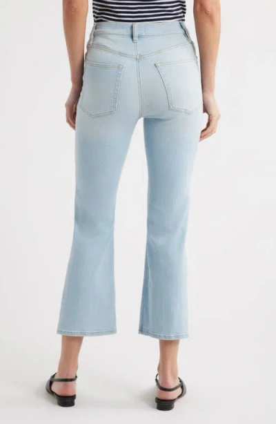 Frame The Reboot High Waist Crop Flare Jeans In Float