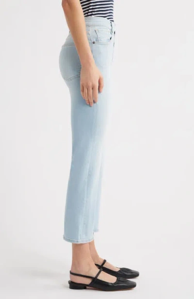 Frame The Reboot High Waist Crop Flare Jeans In Float