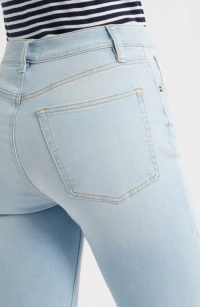 Frame The Reboot High Waist Crop Flare Jeans In Float