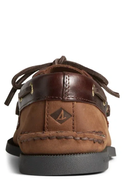 Sperry Authentic Original 2-eye Boat Shoe In Brown