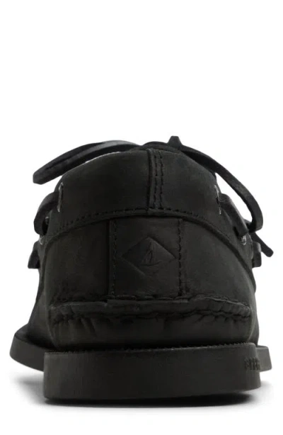 Sperry Authentic Original 2-eye Boat Shoe In Black