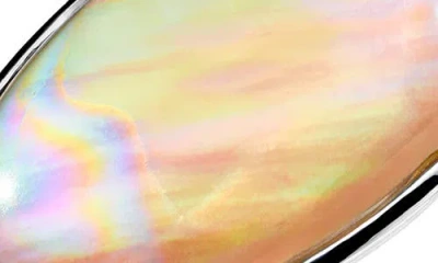 Ippolita Sterling Silver 925 Polished Rock Candy Stone Cabochon Ring In Silver Multi