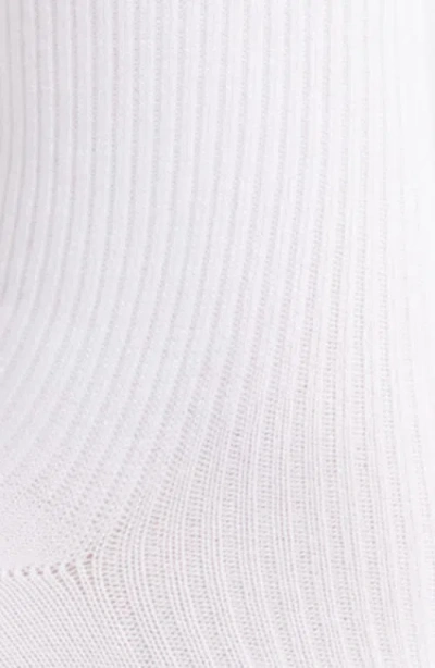 Nordstrom Rib Crew Socks In White