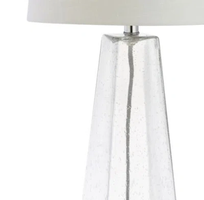 Jonathan Y Dylan 28.5" Glass Led Table Lamp, Clear In Clear