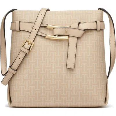 Halston Tasha Crossbody Bag In Desert Sand/cream