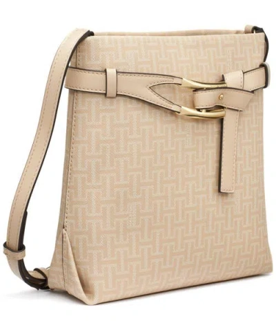Halston Tasha Crossbody Bag In Desert Sand/cream