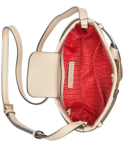 Halston Tasha Crossbody Bag In Desert Sand/cream