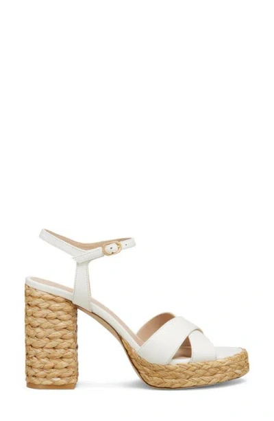 Stuart Weitzman Dayna Platform Sandal In Neutral