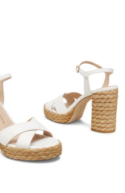 Stuart Weitzman Dayna Platform Sandal In Neutral
