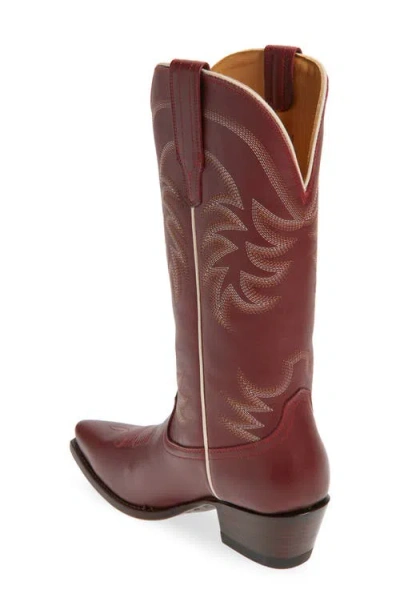 Tecovas The Annie Western Boot In Burgundy