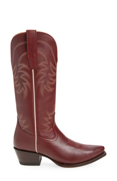Tecovas The Annie Western Boot In Burgundy