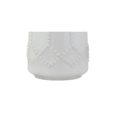 Jonathan Y Alice 26" Ceramic Led Table Lamp, Cream In Cream