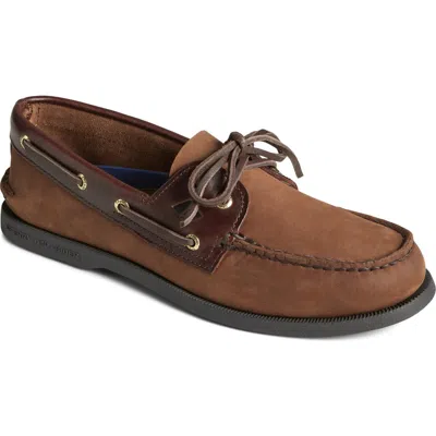 Sperry Authentic Original 2-eye Boat Shoe In Brown